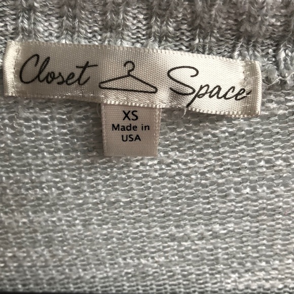 Closet Space lightweight open front cardigan size XS - Picture 6 of 7